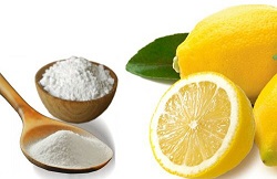 bicarbonato e limone
